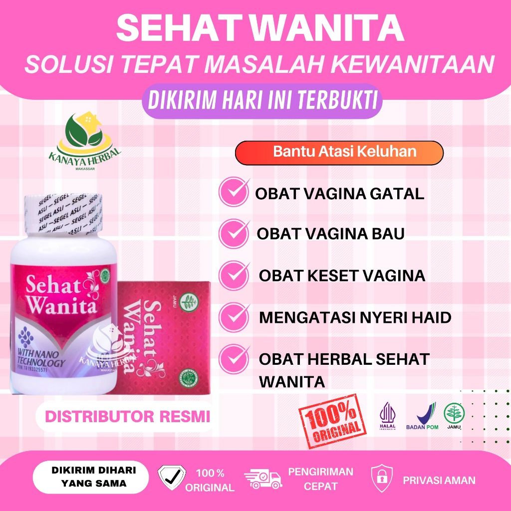 [COD] Obat Vagina Gatal / Obat Vagina Bau / Obat Keset Vagina - Obat Herbal Sehat Wanita