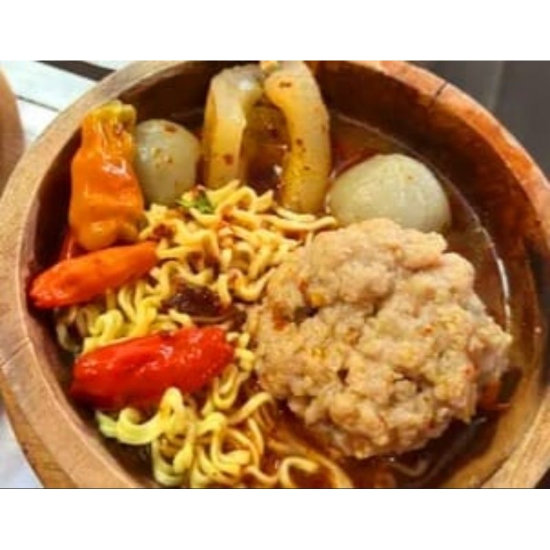 

baso Aci isi daging cincang jumbo mercon xtra Chili Oil Pedas