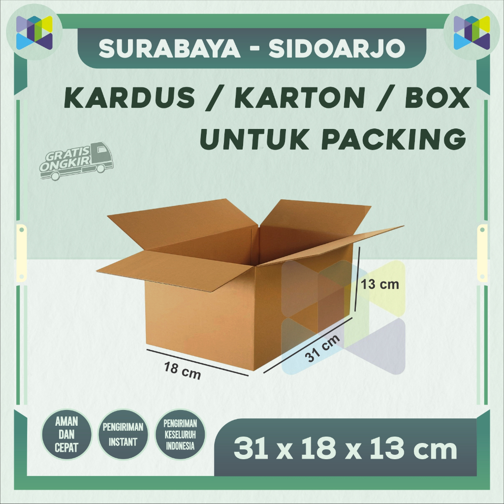 

Kardus Packing 31x18x13 / Box Packing / Karton Packing