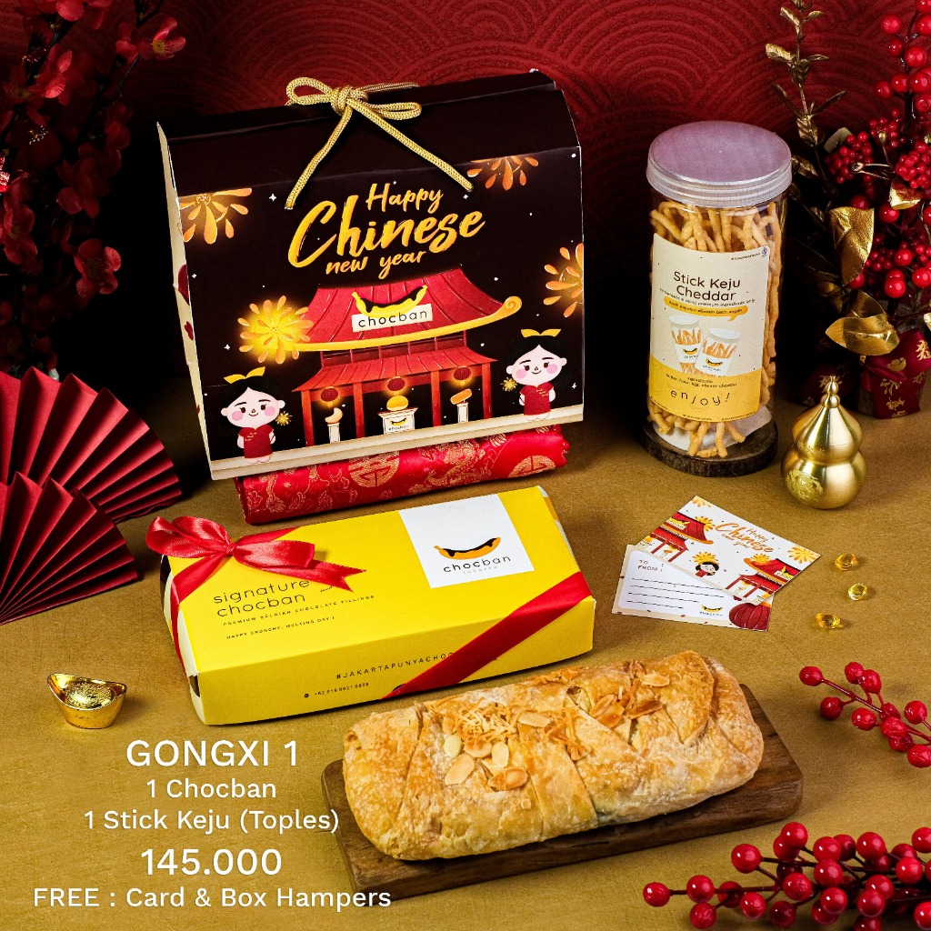 

Chocban Jakarta - Chinese New Year Hampers Imlek (Pengiriman only Instant/Sameday)