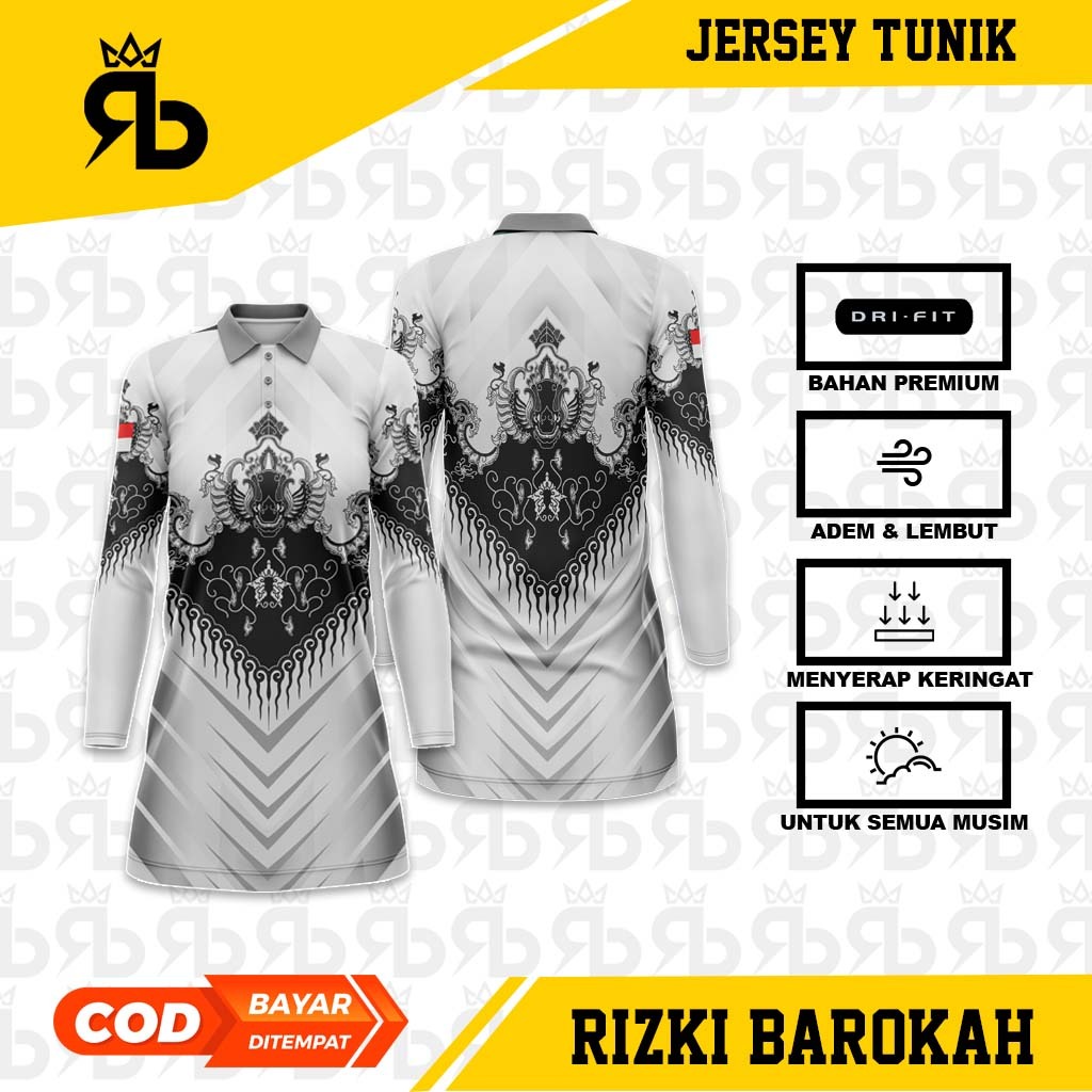 TUNIK PGRI 02 WANGKI / TUNIK PGRI WANITA / TUNIK OLAHRAGA / BAJU OLAHRAGA WANITA / DRESS PGRI / POLO