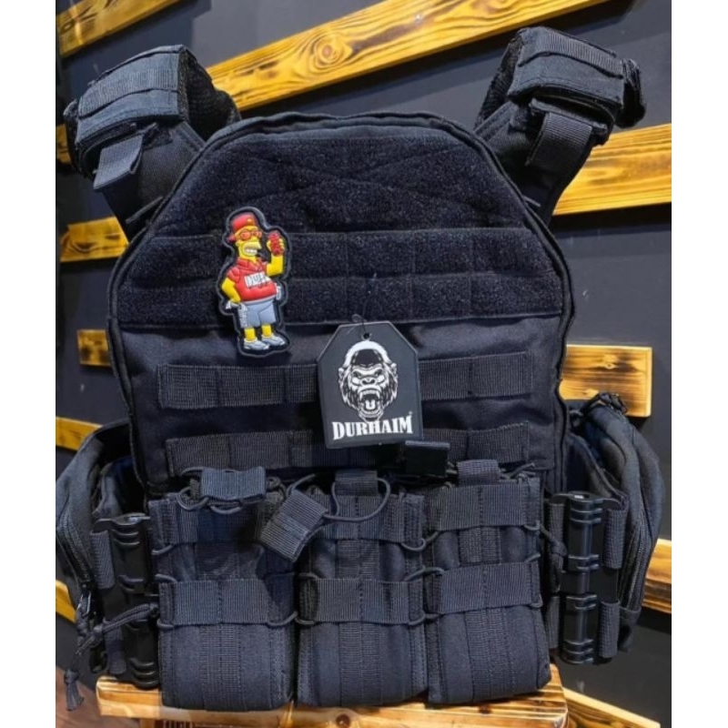 TACTICAL CIKEAS-BODYVEST DURHAIM MAMBA HITAM HIJAU