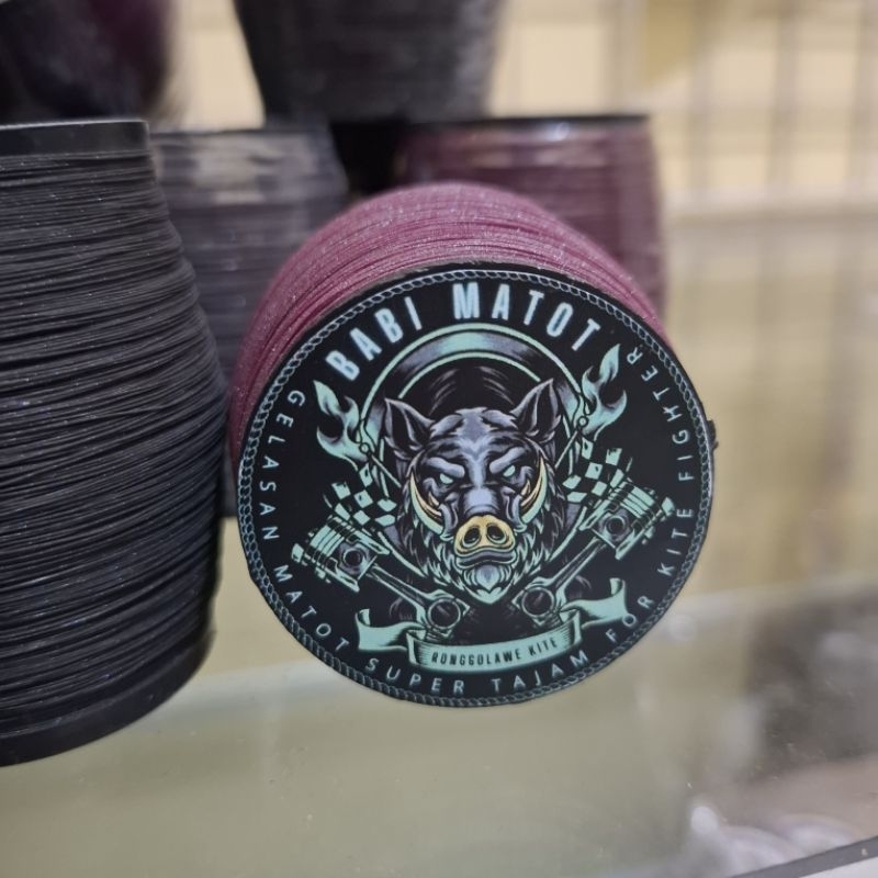 Gelasan BABI MATOT Klos JR Full Gelasan layangan gelasan tajam