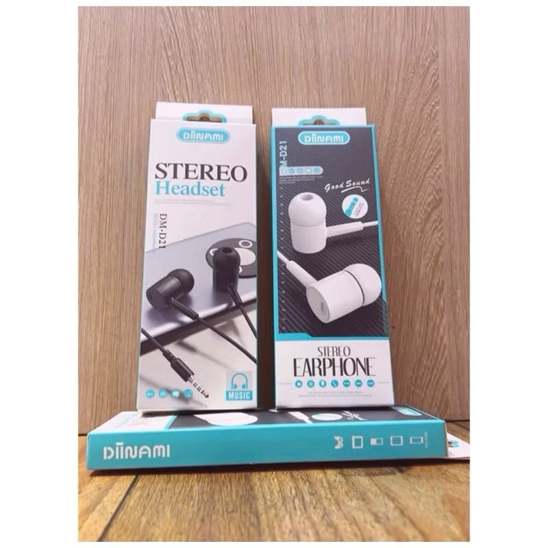 Headset Earphone Diinami DM-D21 Stereo Earphone