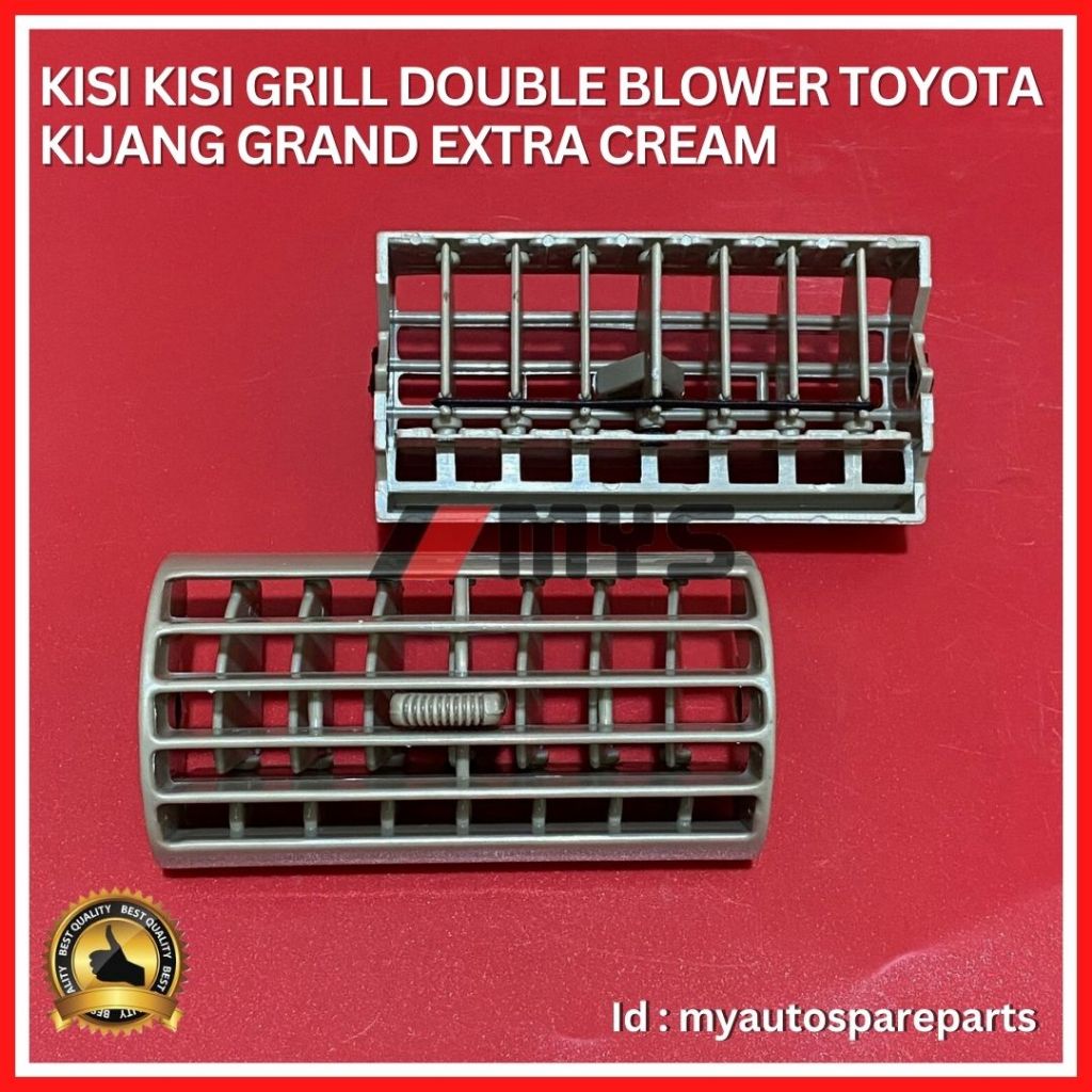 KISI KISI GRILL DOUBLE BLOWER AC Mobil MITSUBISHI Kuda APV Lama CREAM TOP QUALITY
