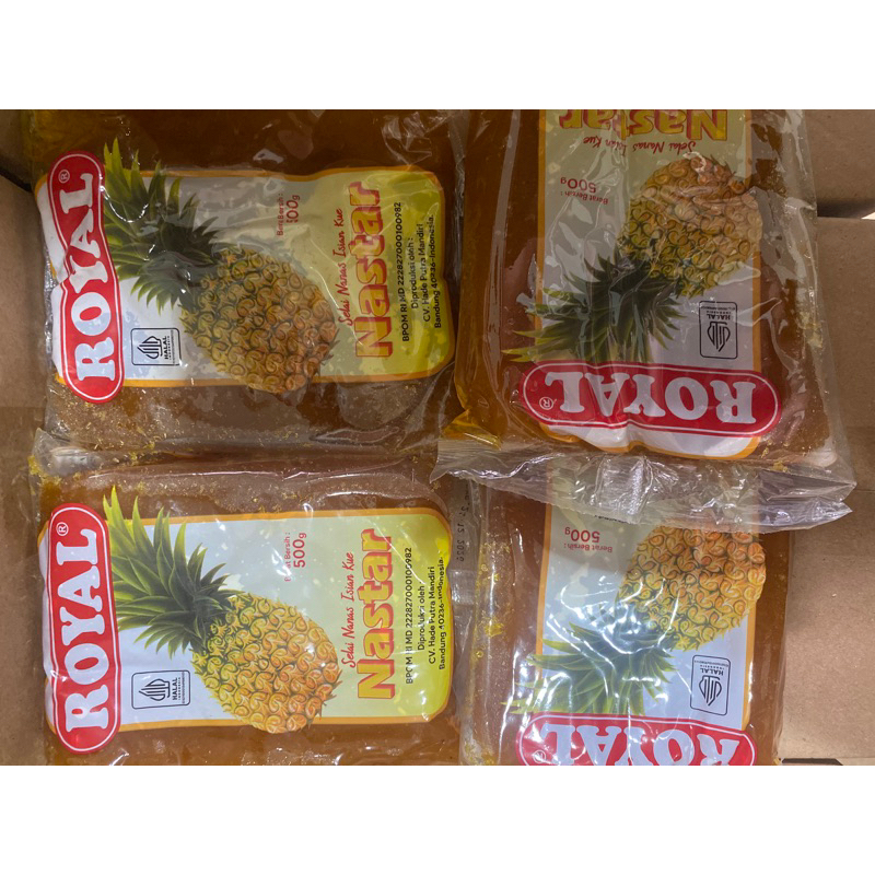 

SELAI NANAS NASTAR MERK ROYAL @500 GRAM STOK BARU EXP January 2027