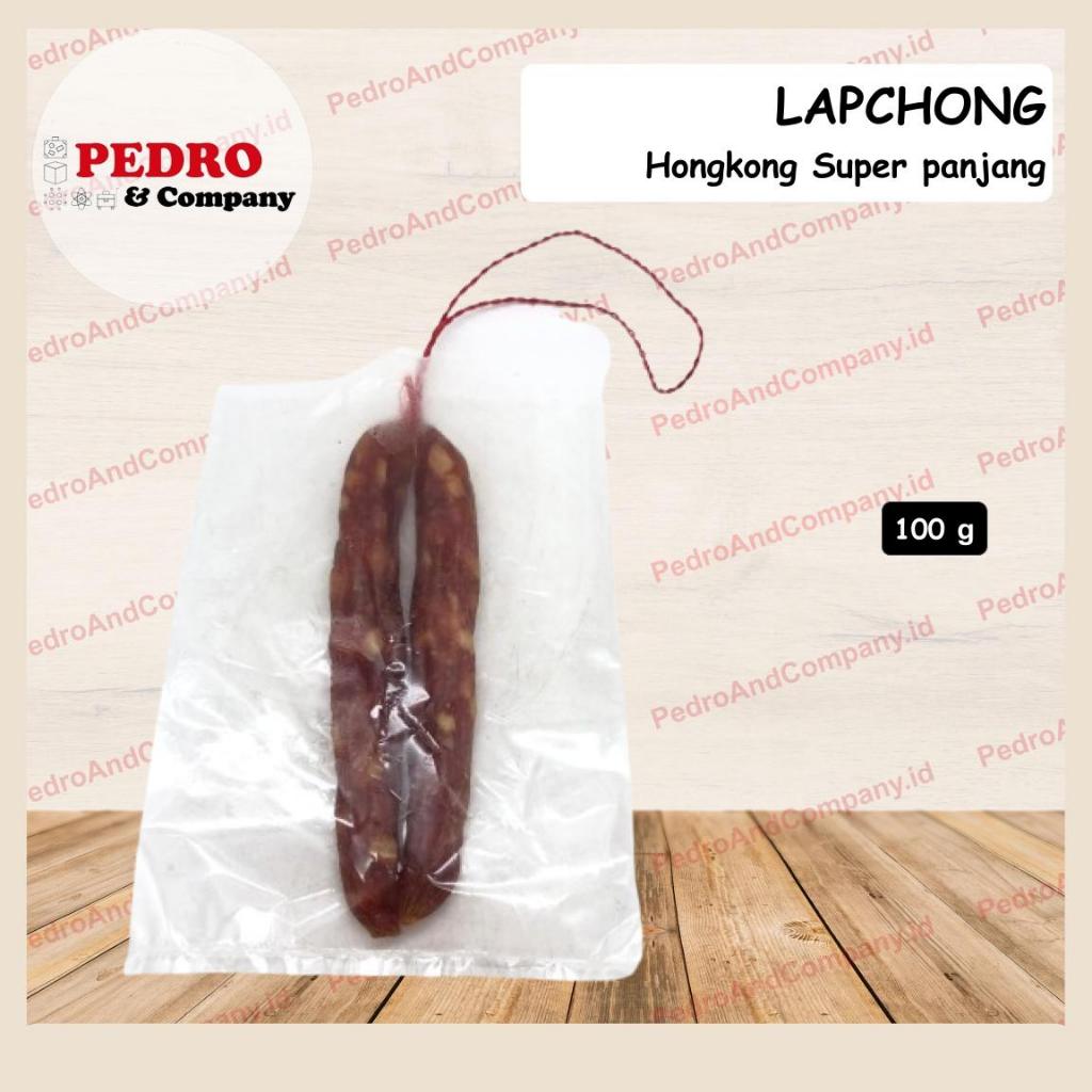 

Lapcheong HONGKONG SUPER panjang per 100 gram isi 2 sosis lapchong lap cong babi