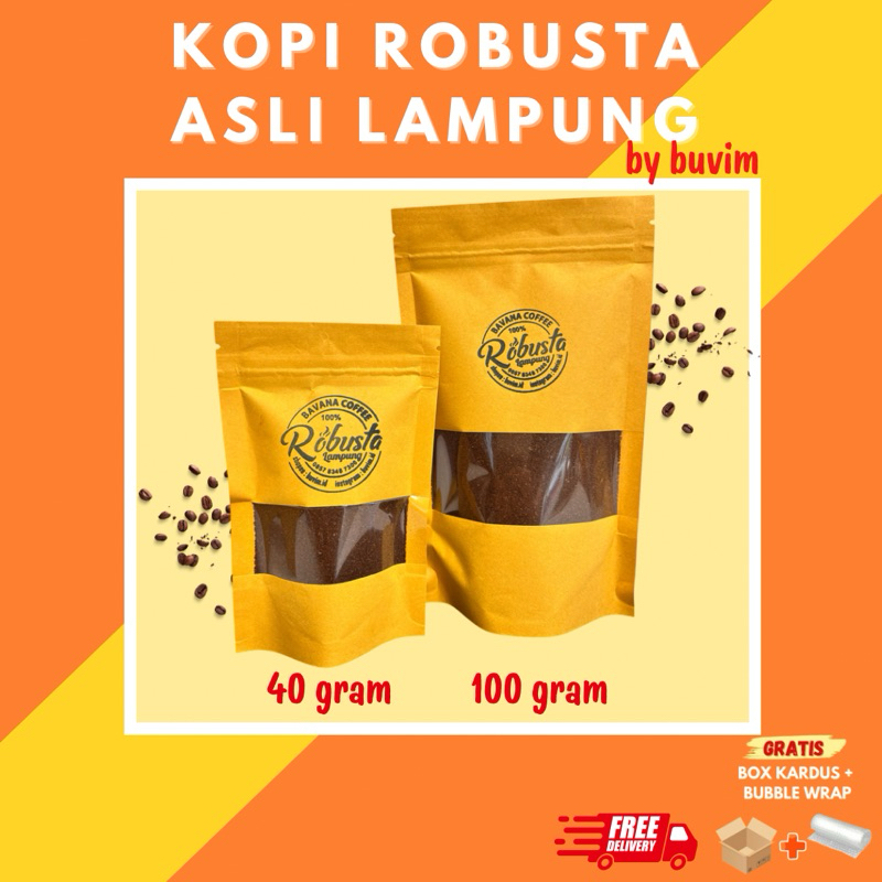 

KOPI ROBUSTA ASLI LAMPUNG 100 gram