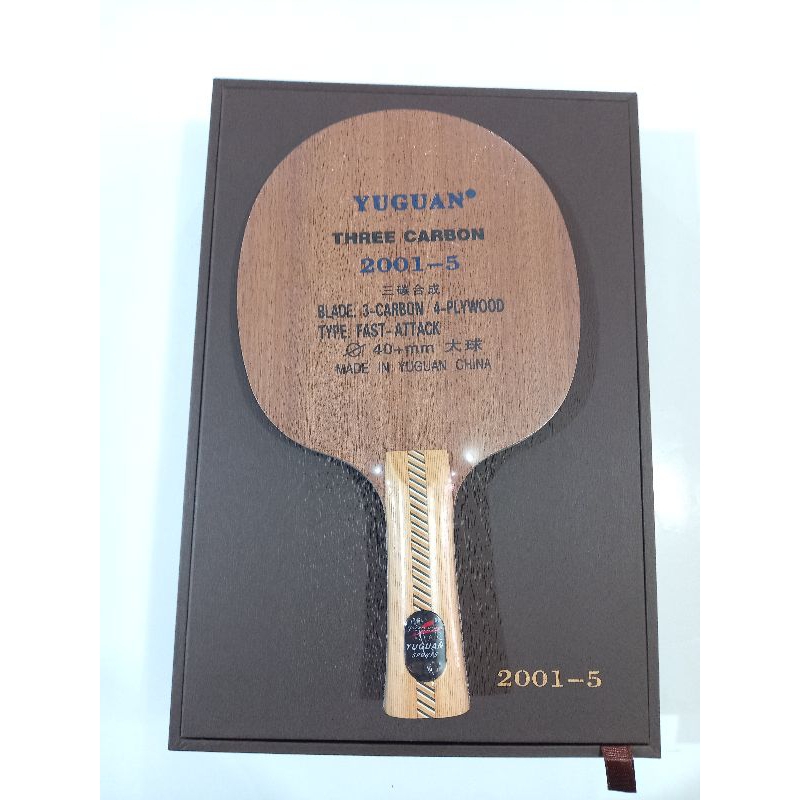 Yuguan Carbon Kayu Blade Bet Bat Tenis Meja Pingpong