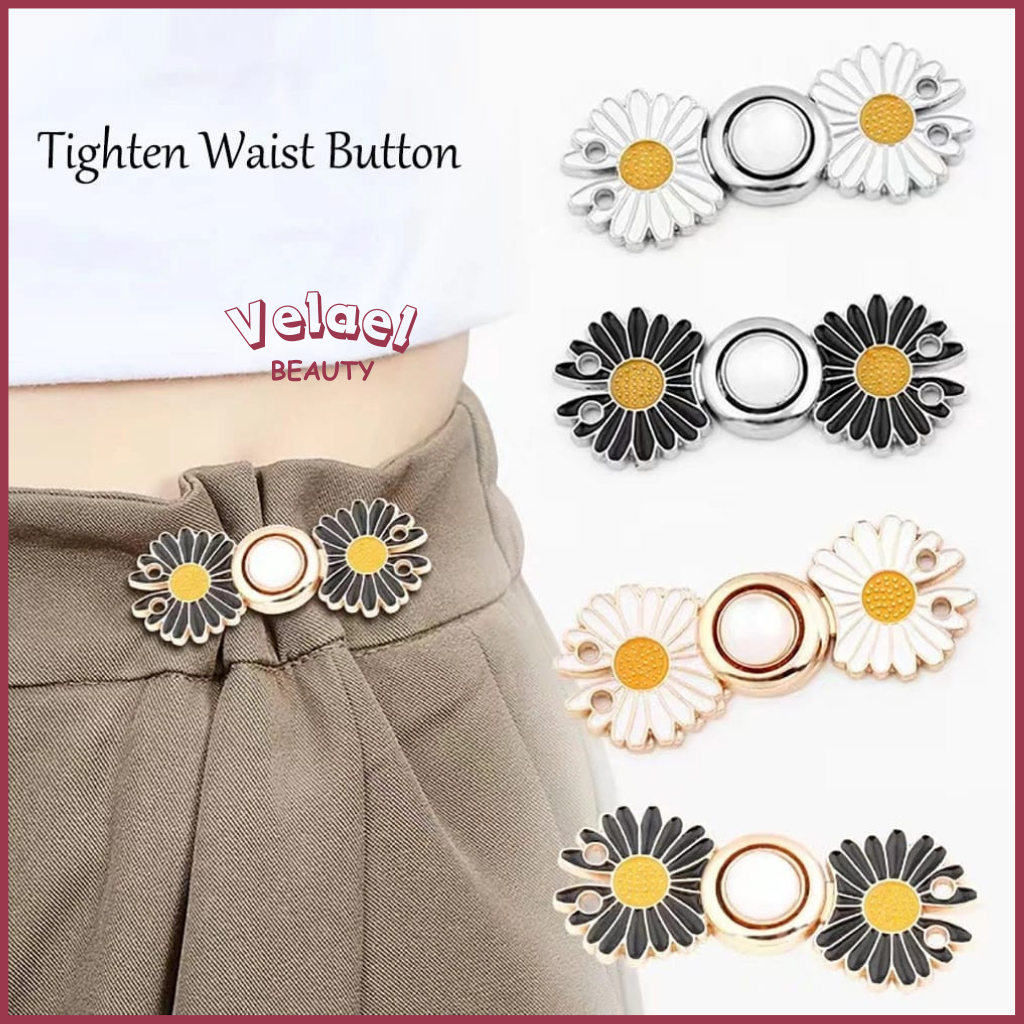 PENGAIT KANCING CELANA JEANS Kancing Jeans Kait Pengecil celana jeans Adjustable Bisa Dilepas/Pasang