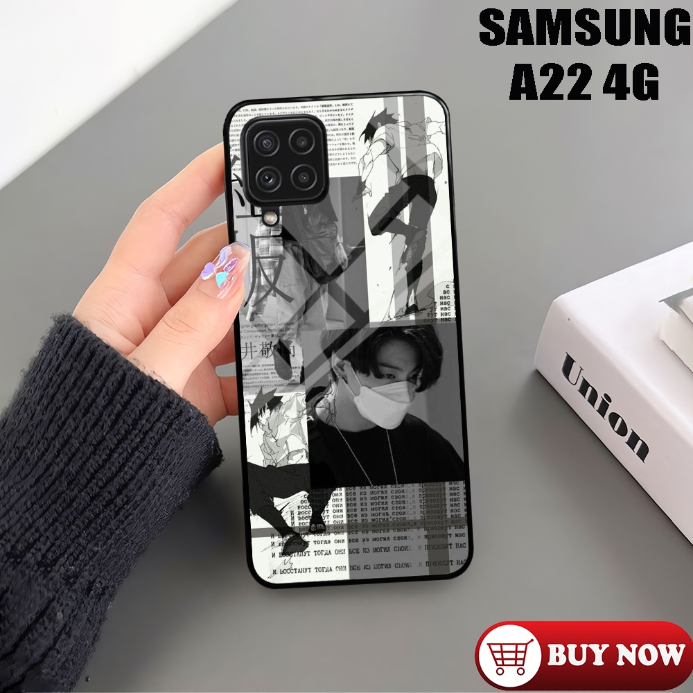 [KS01] CASE SAMSUNG  A22 4G | Case Kualitas HD | Kualitas Premium | TWOACC | Case MOTIF JUNGKOOK BTS