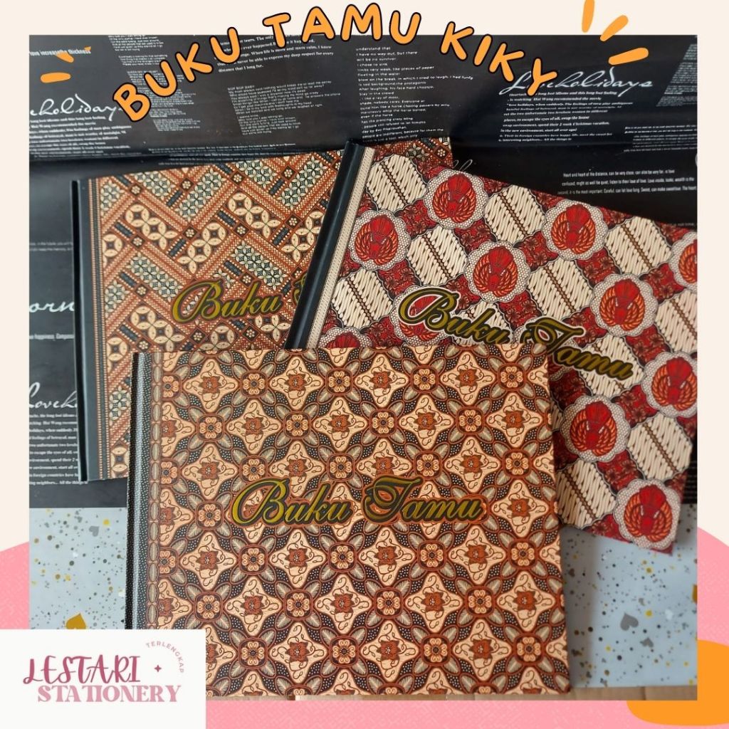 

Buku Tamu Kiky | Buku Tamu Pernikahan | GUEST BOOK | Lestari Stationery