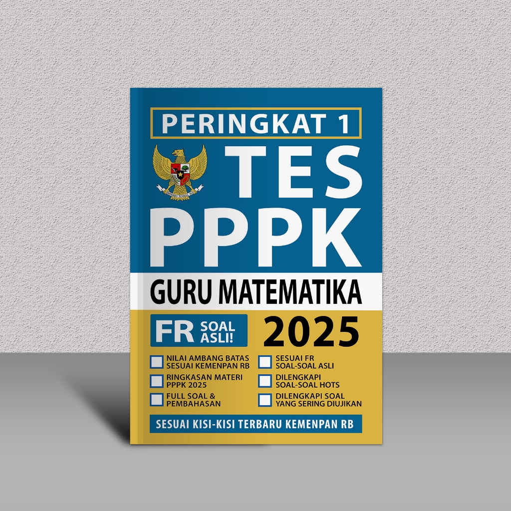 Buku PPPK Guru MATEMATIKA 2025 - Full Soal dan Pembahasan