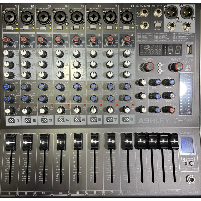 Mixer Audio Ashley Super M8 8 Channel Original
