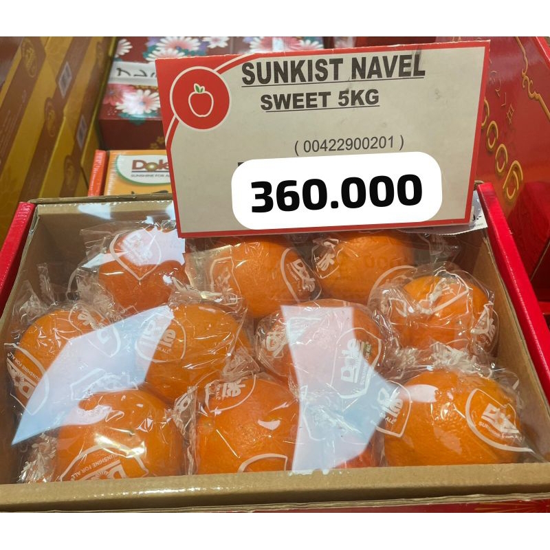 

hampers buah jeruk Sunkist navel sweet 5kg