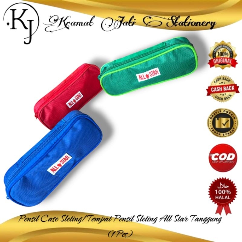 

Pensil Case Sleting/Tempat Pensil Sleting All Star Tanggung (1 Pcs)