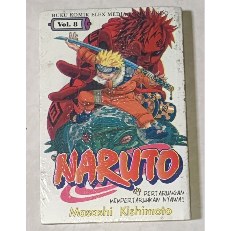 komik Naruto vol 8 original segel