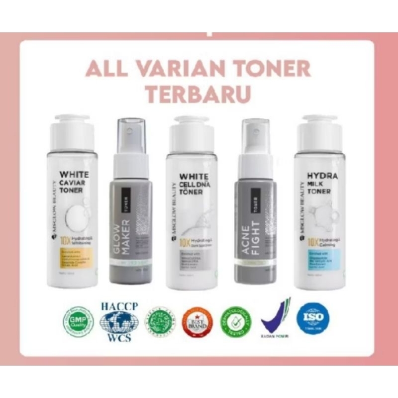 ORIGINAL 100% EXP 2026 TONER MSGLOW/TONER GLOWING/TONER ACNE