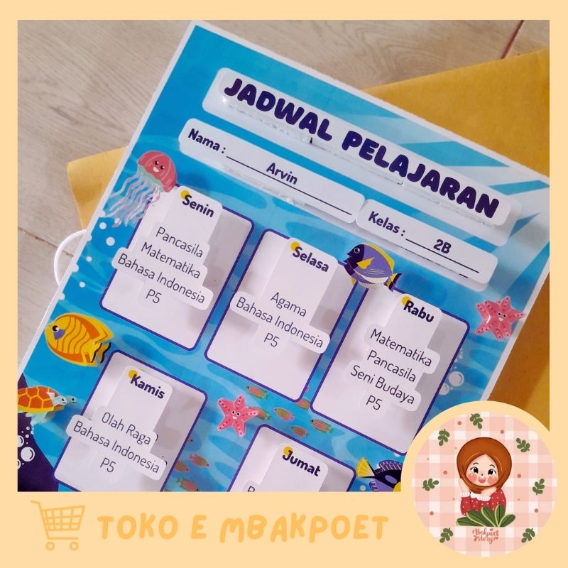 

Jadwal pelajaran 3D by mbakpoet