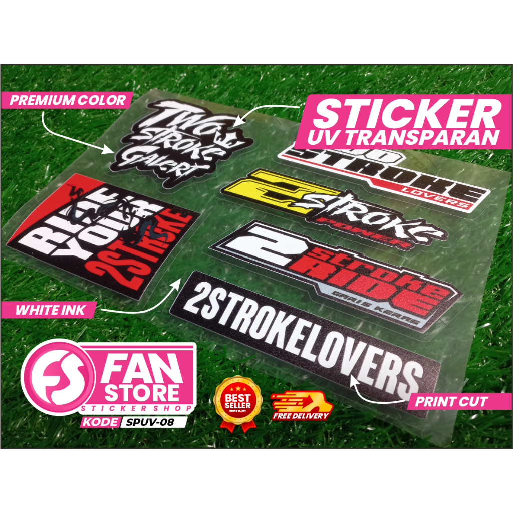 sticker 2 tak terbaru / sticker two stroke viral / sticker bebek goreng / sticker dua tak indonesia 