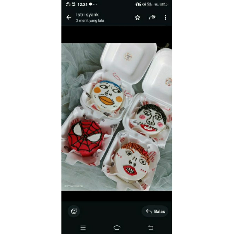 

bento cake / korean cake / mini cake / kue ulang tahun