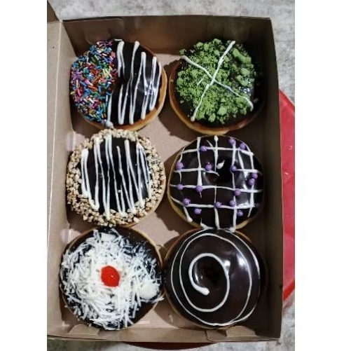 

Donat varian coklat