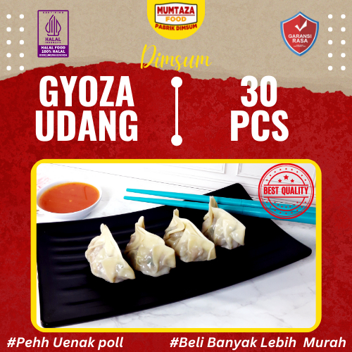 

GYOZA UDANG 30 PCS PUSAT DIMSUM MUMTAZA FOOD (Bisa kirim luar kota)