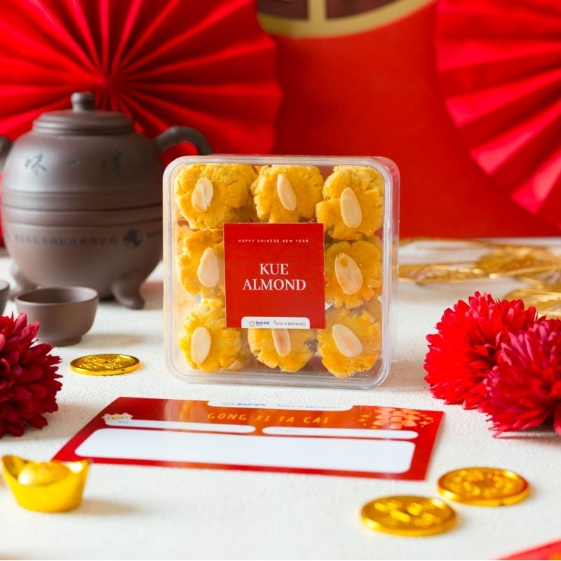 

Kue Kering Kue Almond Premium | Parcel Chinese New Year | Gong Xi Fa Cai | Imlek | Giftbox Gift Hadiah Souvenir