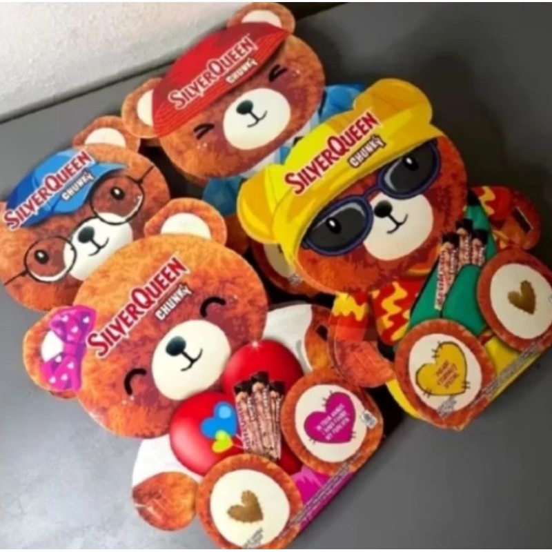 

Silverqueen Chunkybar Edisi Valentine Bear isi Mede 3x26gr