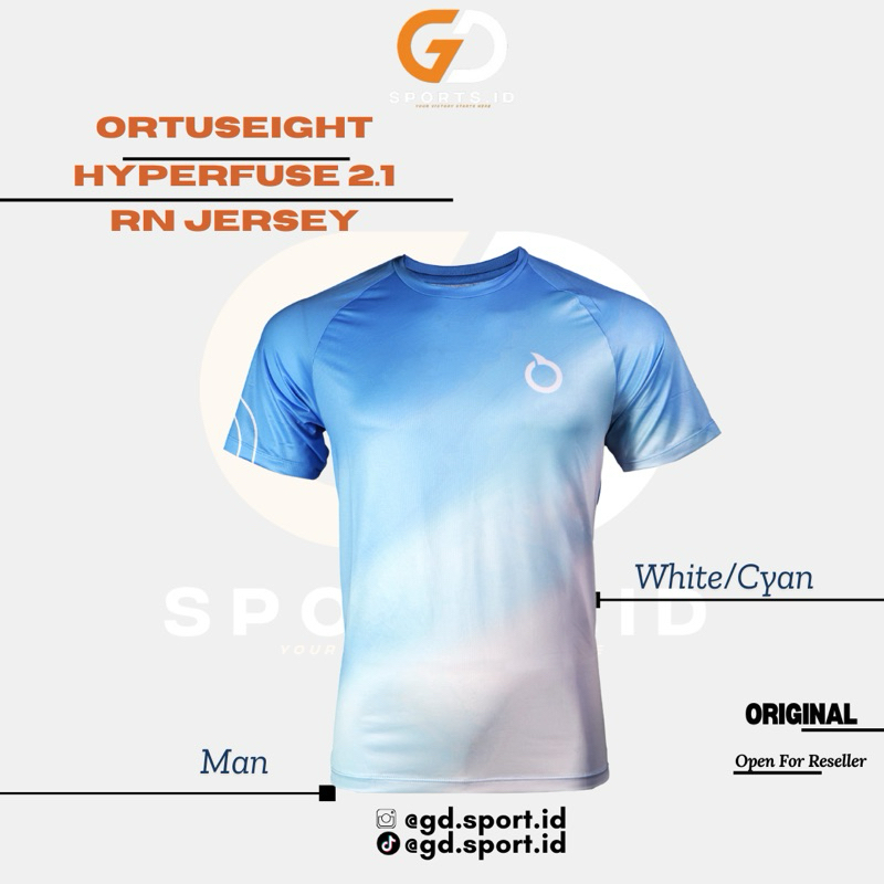 HYPERFUSE 2.1 RN JERSEY/ Baju Running/ Ortuseight/ Original
