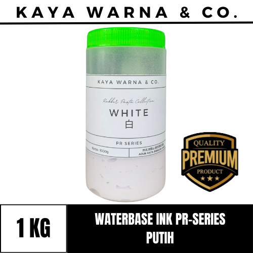 

Tinta Sablon Waterbase Ink PUTIH PR-Series KAYA WARNA & CO. (1kg)