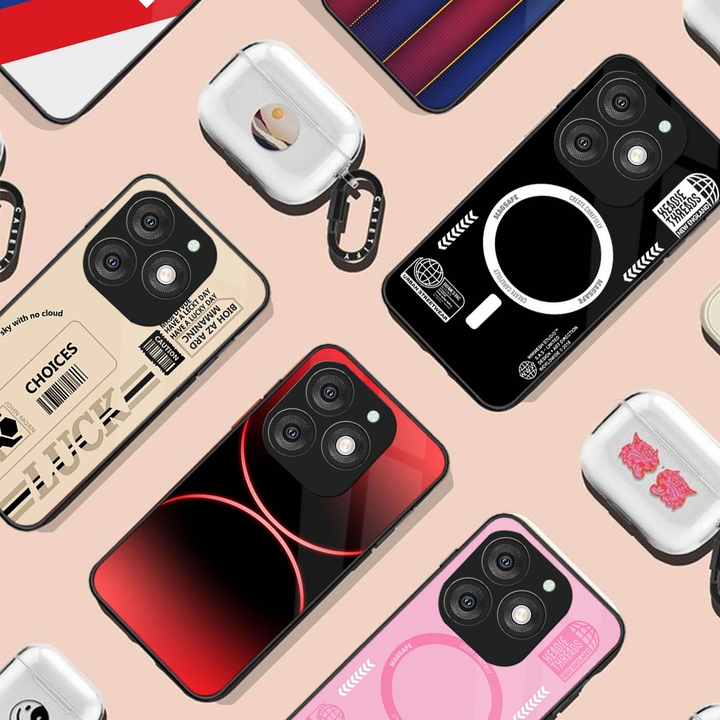 Softcase Kaca Itel A50 - Casing Handphone - Pelindung Handphone - Case Kaca itel a50 - Softcase Glas