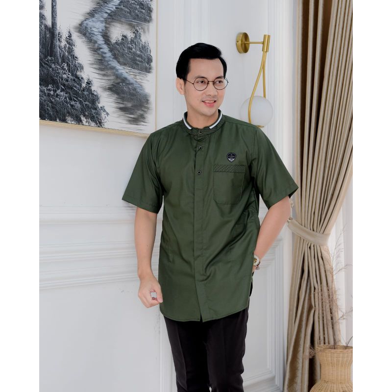 KOKO LENGAN PENDEK ILNAAF TENSEL POPLIN