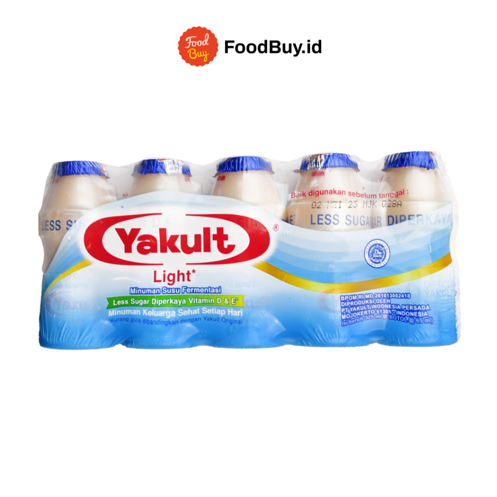 

Yakult Light Minuman Susu Fermentasi 325ml (5botol @65ml)