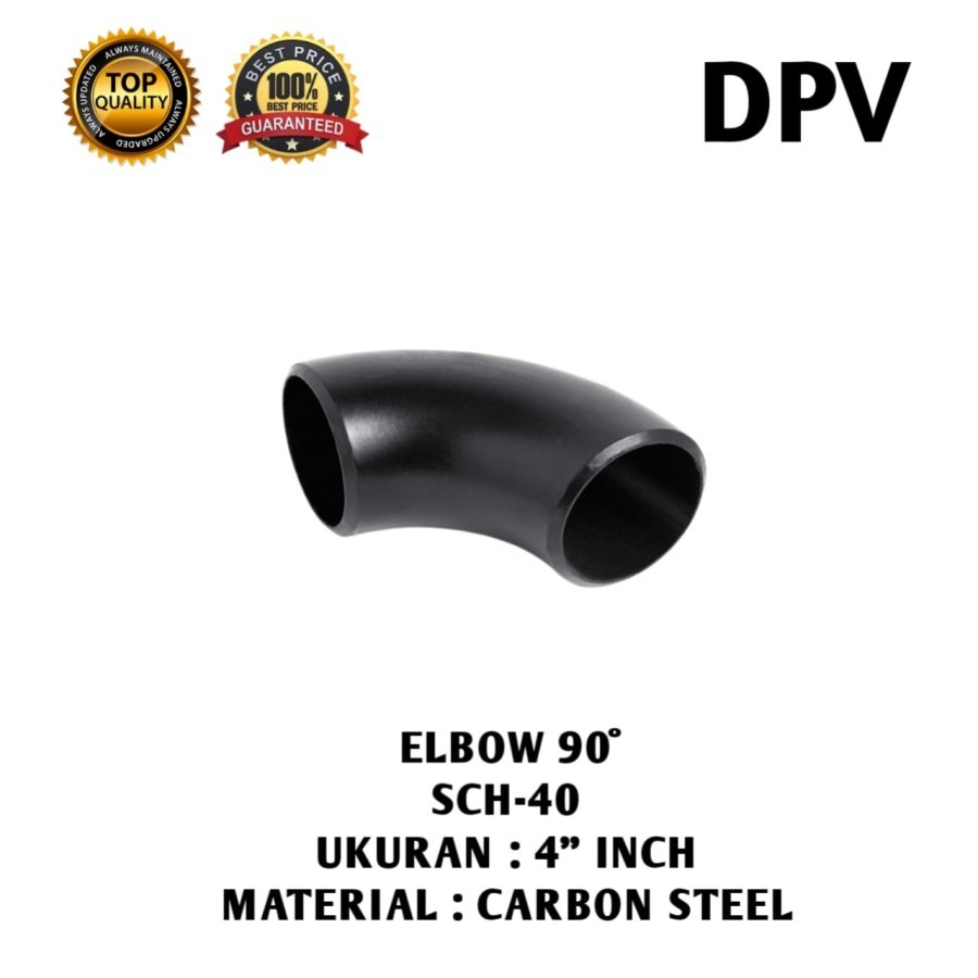 Elbow las 90 deg SCH 40 ukuran 4 " Elbow CS SCH40 uk 4 inch Elbow sch 40 Elbow Las Besi 4 inch Carbo