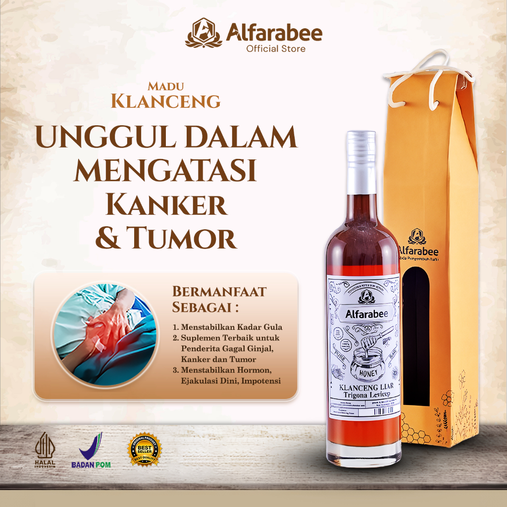 

Madu Klanceng Trigona Liar Kelanceng Atasi Kanker, Tumor, Gagal Ginjal - Alfarabee 100% Asli Murni