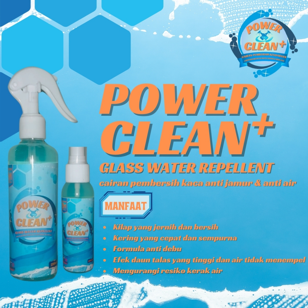 cairan pembersih kaca power clean