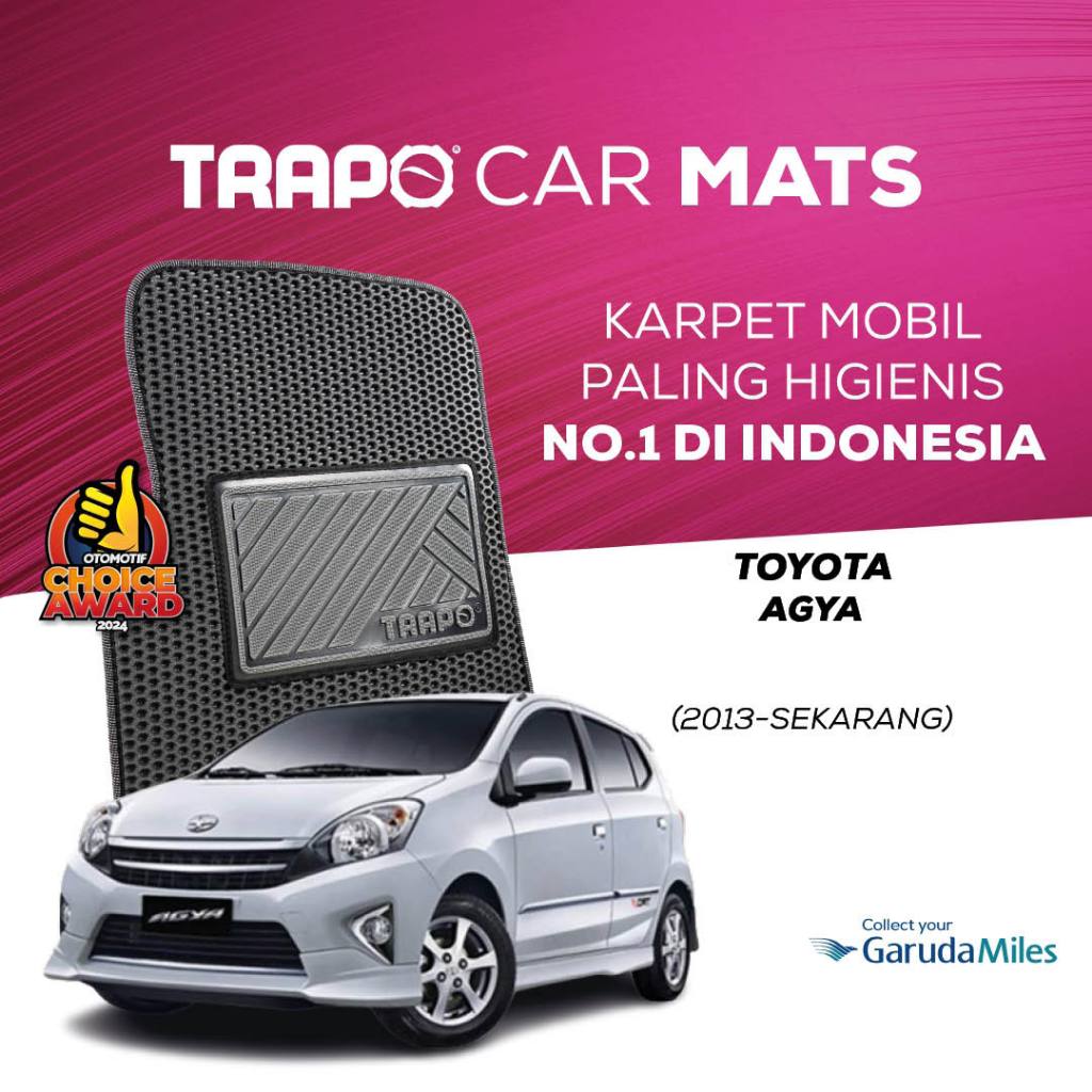 Karpet Trapo Mobil Toyota Agya (2013-Sekarang)