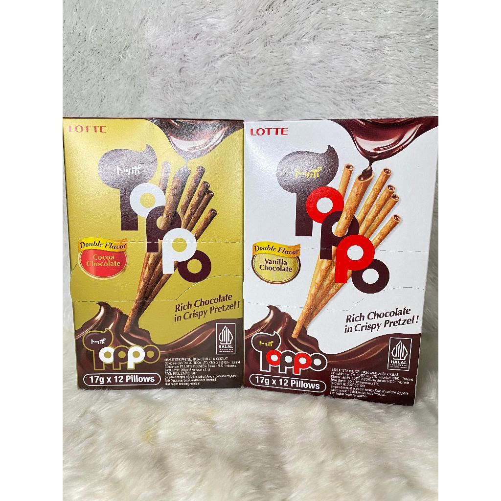 

LOTTE TOPPO BISCUIT COKLAT 12PCS 1BOX