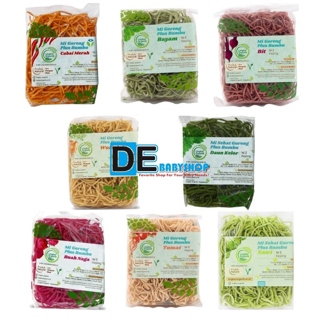 

Lingkar Organik Mie Goreng Sayur 90gr dengan Bumbu