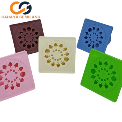 CGP Saringan Got Kamar Mandi PVC Plastik TEBAL YTH Putih Biru Hijau Pink Merah Maroon Floor Drain Pl
