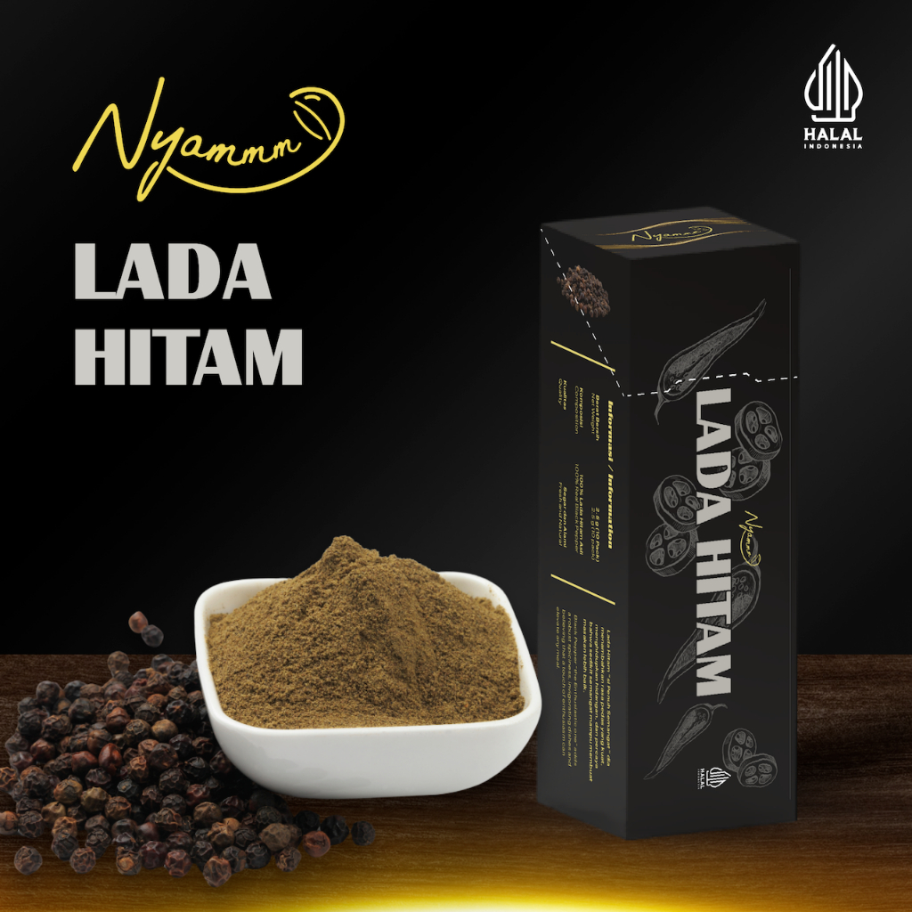 

Lada Hitam Bubuk Premium Hi-grade | Black Pepper Powder | Rempah Herbal Asli Bumbu Masak Marinasi Premium Ekonomis Praktis Siap Pakai