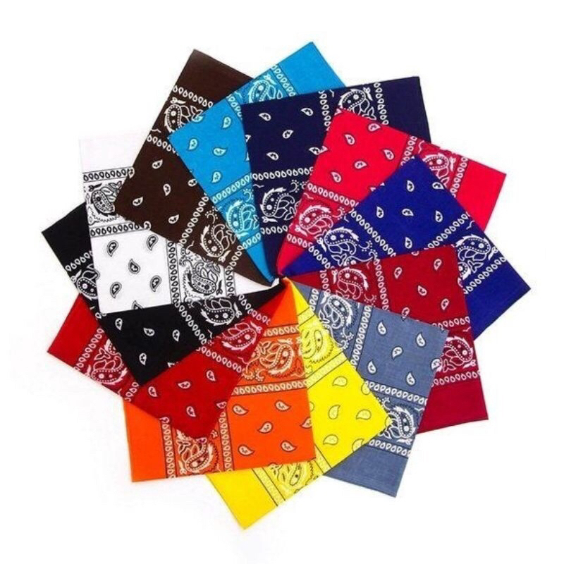 Slayer Motif Batik Bandana / Slayer Kain Batik Syal Multifungsi Variant Warna