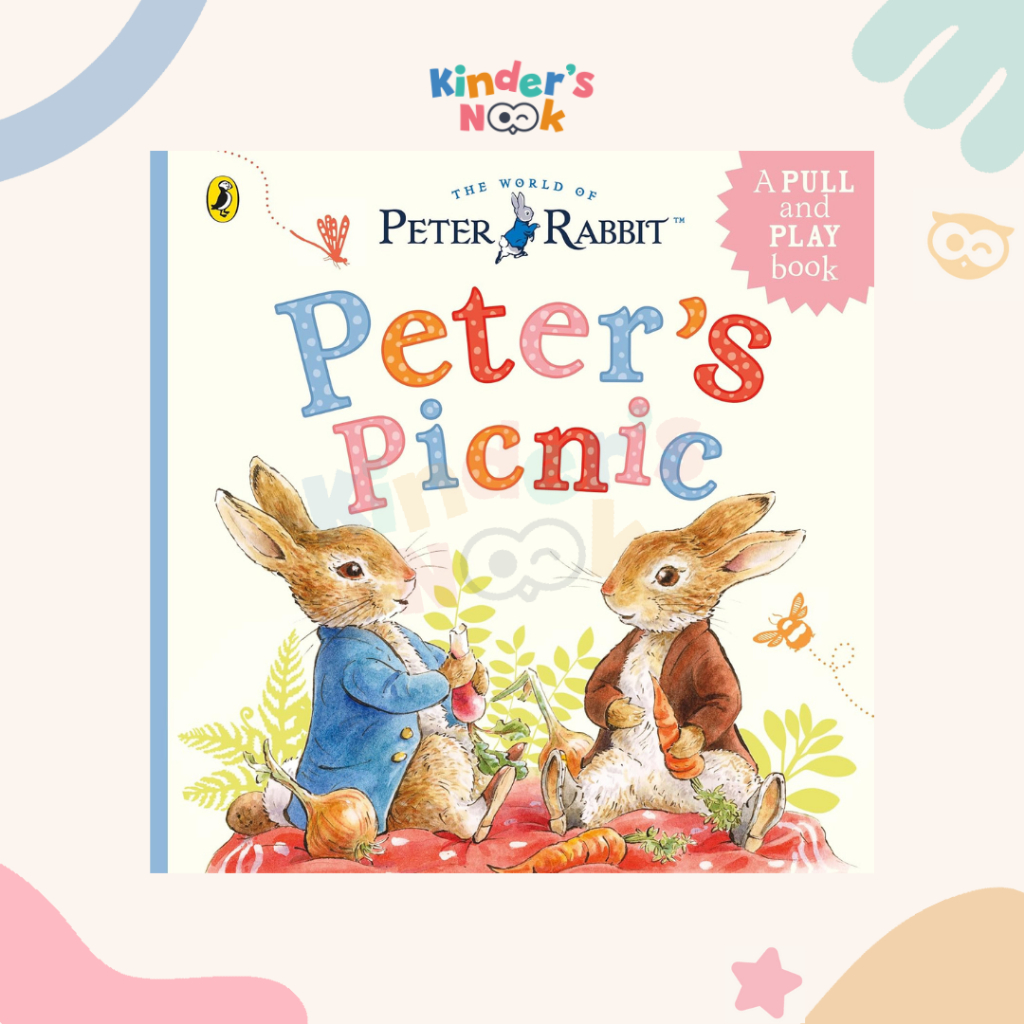 Peter Rabbit: Peter's Picnic A Pull-and-Tab Book - Buku Anak Impor - Imported Children's Book