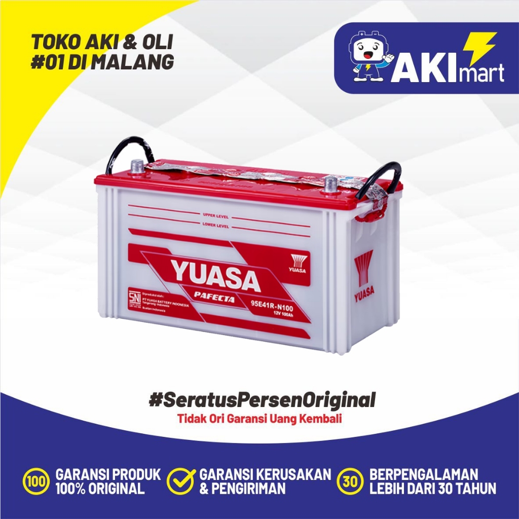 Aki Mobil Yuasa N100