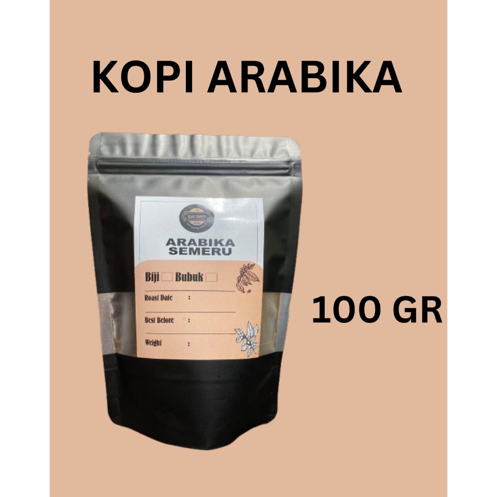 

Kopi Bubuk Arabika Semeru 100 gr / Giling Halus