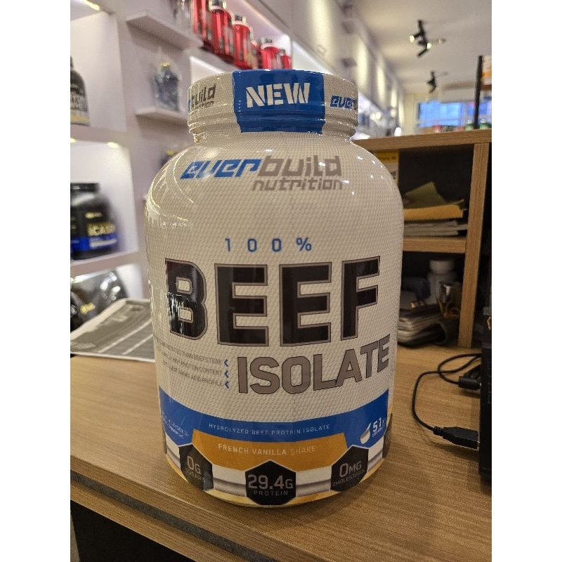 Everbuild Beef protein Isolate 4 Lbs  Premium carnivor whey protein