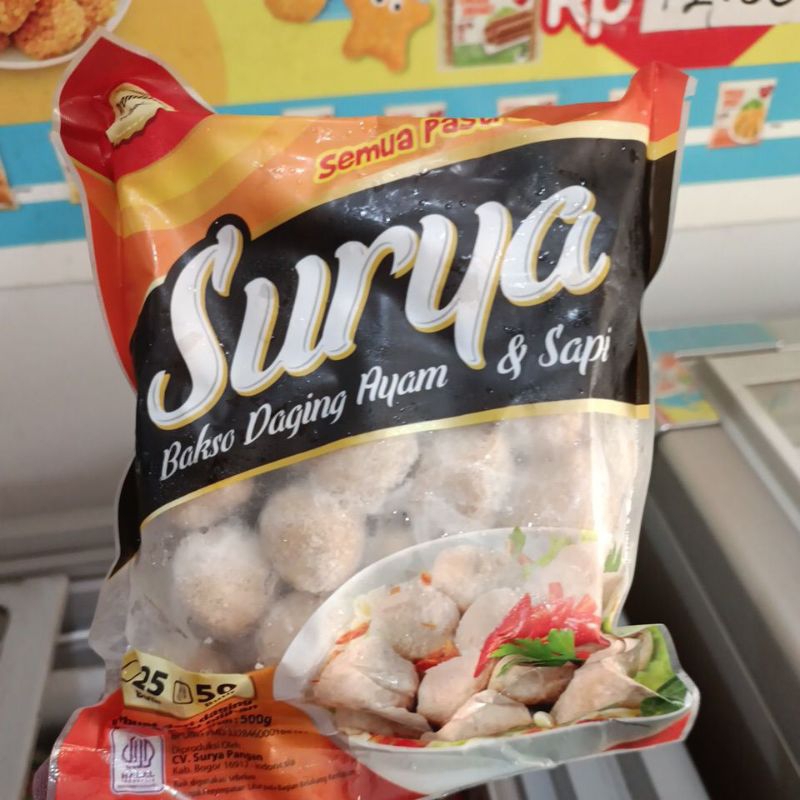 

Bakso Surya (bakso daging sapi dan ayam)