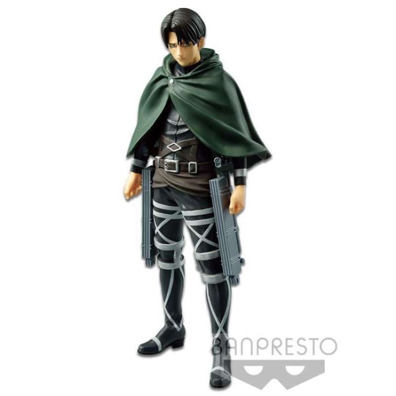 Action Figure Shingeki no Kyojin Levi Ackerman Original 100% Banpresto
