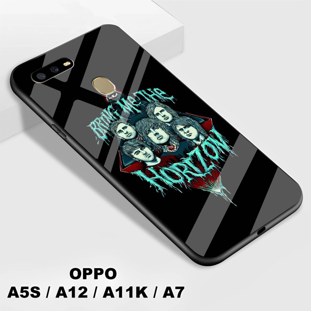 Softcase Kaca Kilau Oppo A5S / A12 / A7 / A11K - Softcase Kaca   Oppo A5S / A12 / A7 / A11K - Softca